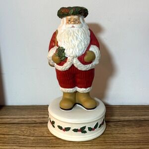 Vintage Japan Sankyo Santa Christmas Music Box Tis the Season Holiday Décor